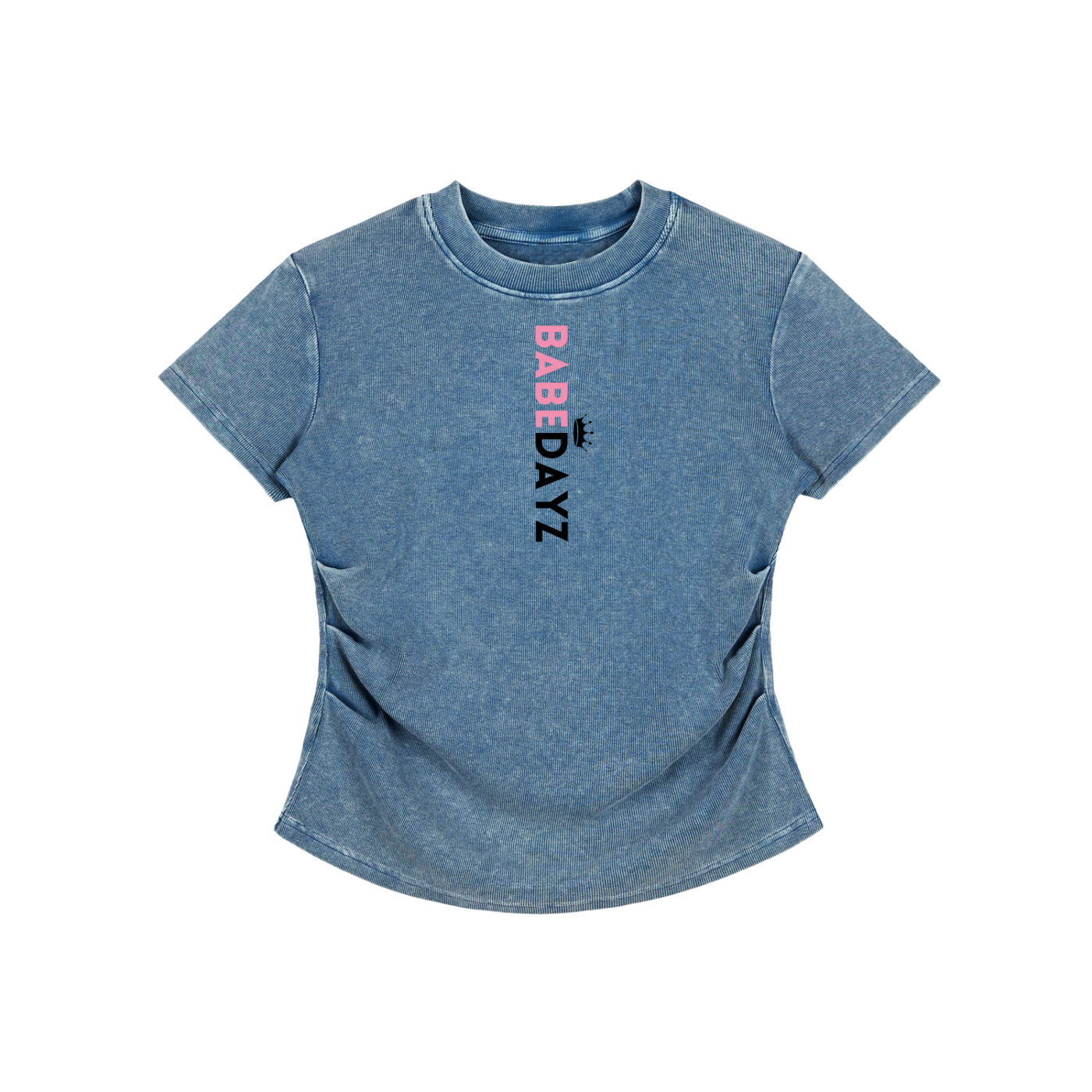 Babe Dayz Vintaged-Wash Bodycon Cotton T