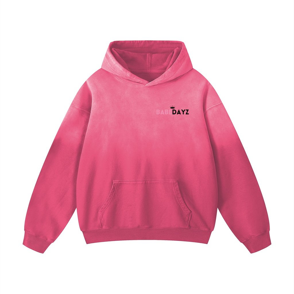 Babe Dayz Heavyweight Sunfade Oversized Hoodie