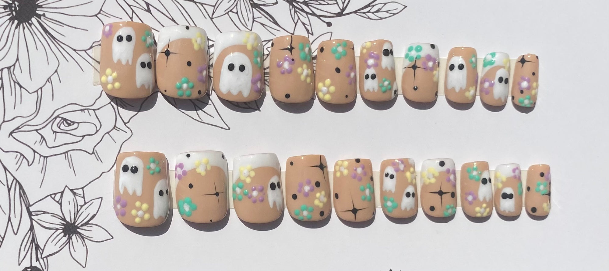 Flowery ghosts